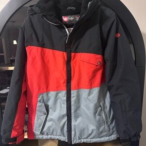 686 Red and Black snowboard jacket